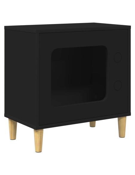 Casa per Gatti Nero 51 x 30 x 52 cm Legno multistrato