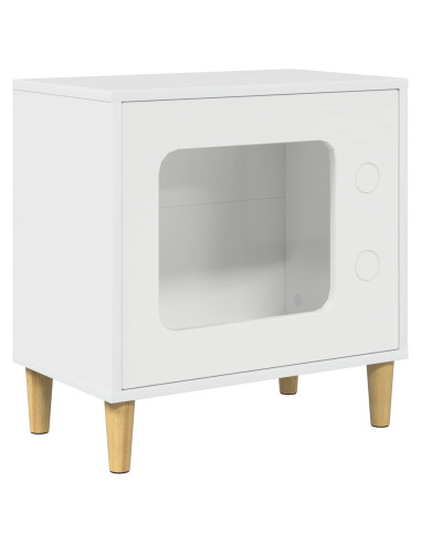 Casa per Gatti Bianco Lucido 51 x 30 x 52 cm Legno multistrato