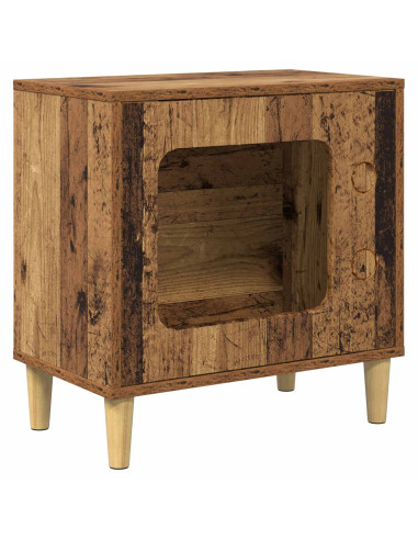 Casa per Gatti Legno vecchio 51 x 30 x 52 cm Legno multistrato