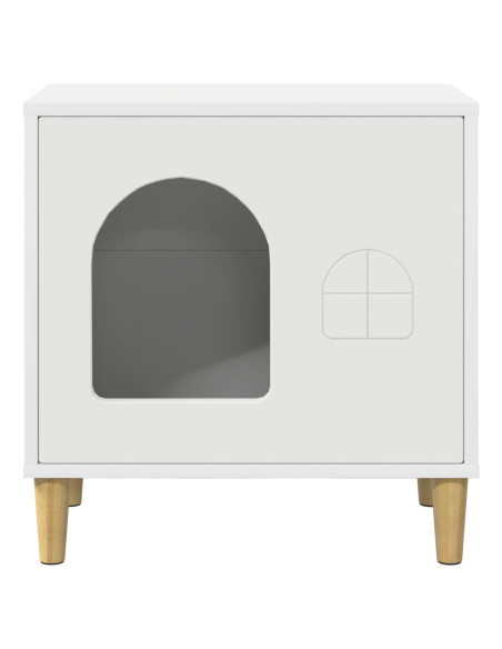 Casa per Gatti Bianco 51 x 30 x 52 cm Legno multistrato