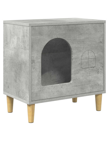 Casa per Gatti Calcestruzzo 51 x 30 x 52 cm Legno multistrato