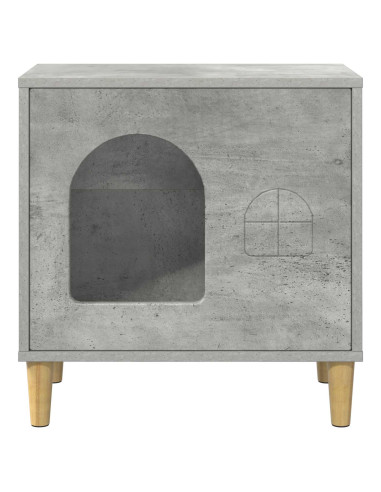Casa per Gatti Calcestruzzo 51 x 30 x 52 cm Legno multistrato