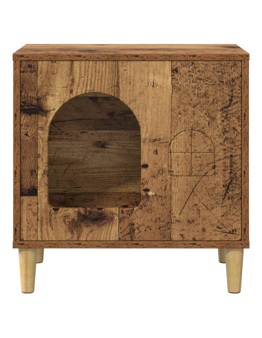 Casa per Gatti Legno vecchio 51 x 30 x 52 cm Legno multistrato