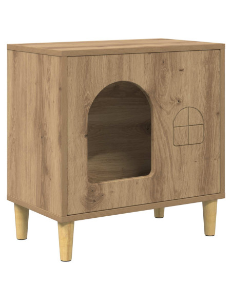 Casa per Gatti Rovere Artigianale 51 x 30 x 52 cm