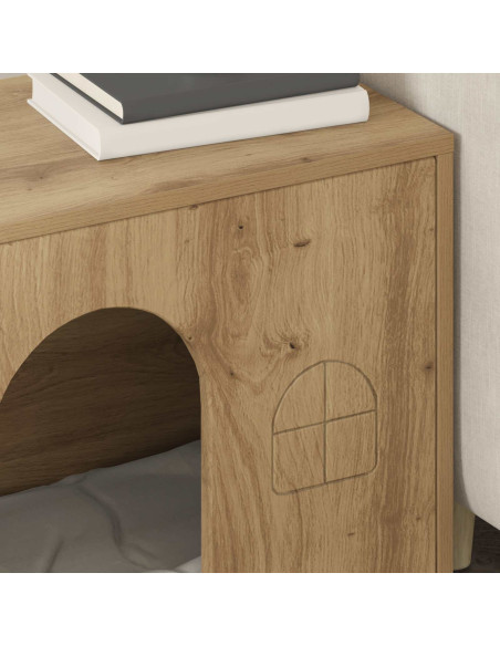 Casa per Gatti Rovere Artigianale 51 x 30 x 52 cm