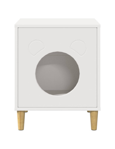 Casa per Gatti Bianco 42,5 x 40 x 53 cm Legno multistrato