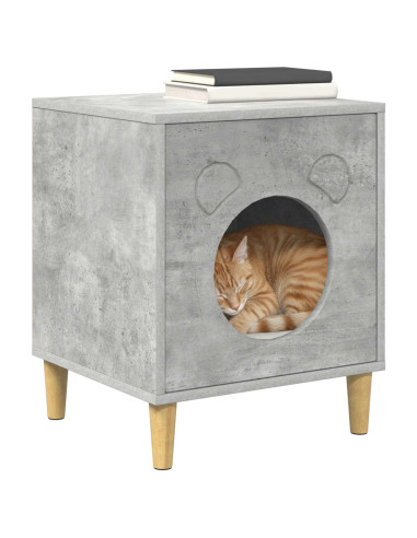Casa per Gatti Calcestruzzo 42,5 x 40 x 53 cm Legno multistrato