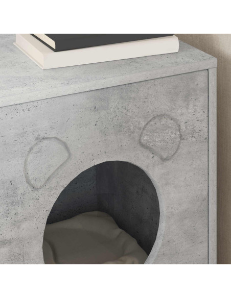 Casa per Gatti Calcestruzzo 42,5 x 40 x 53 cm Legno multistrato