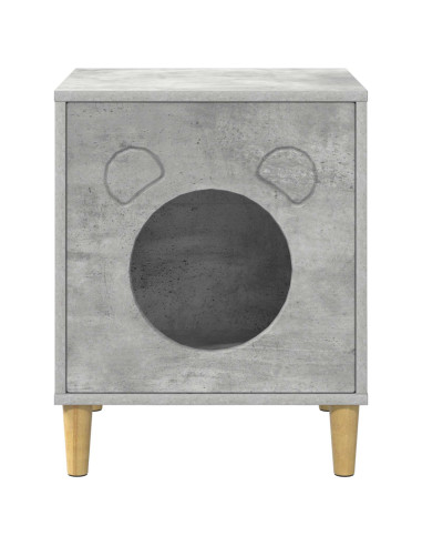 Casa per Gatti Calcestruzzo 42,5 x 40 x 53 cm Legno multistrato
