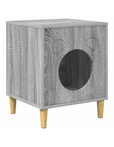 Casa per Gatti Grigio Sonoma 42,5 x 40 x 53 cm