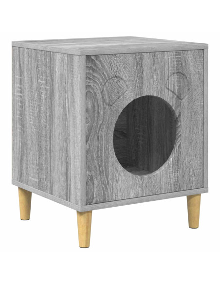 Casa per Gatti Grigio Sonoma 42,5 x 40 x 53 cm