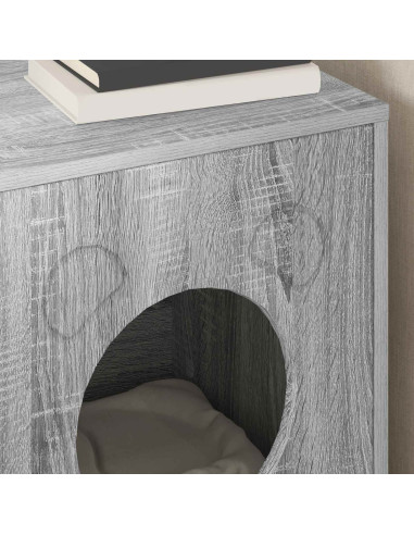 Casa per Gatti Grigio Sonoma 42,5 x 40 x 53 cm