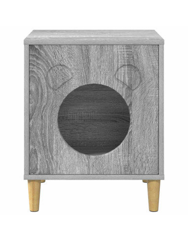 Casa per Gatti Grigio Sonoma 42,5 x 40 x 53 cm