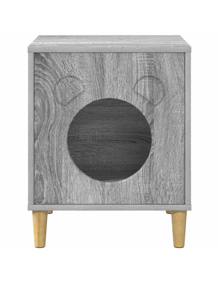 Casa per Gatti Grigio Sonoma 42,5 x 40 x 53 cm