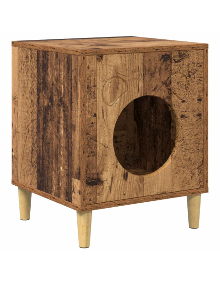 Casa per Gatti Legno vecchio 42,5 x 40 x 53 cm