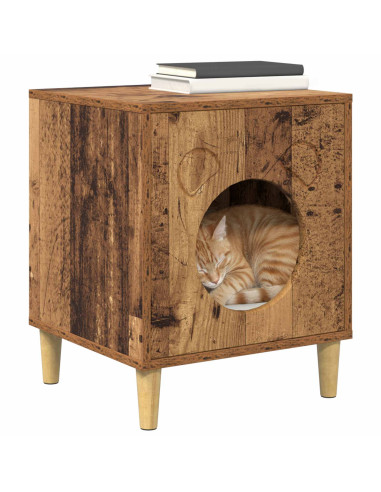 Casa per Gatti Legno vecchio 42,5 x 40 x 53 cm