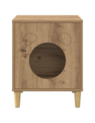 Casa per Gatti Rovere Artigianale 42,5 x 40 x 53 cm