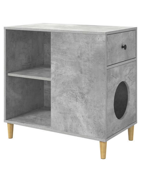 Casa per Gatti Calcestruzzo 72 x 42.5 x 70 cm Legno multistrato