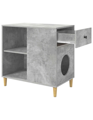 Casa per Gatti Calcestruzzo 72 x 42.5 x 70 cm Legno multistrato