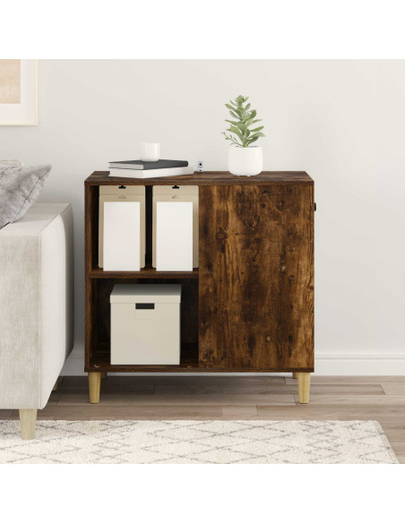 Casa per Gatti Rovere fumé 72 x 42.5 x 70 cm Legno multistrato