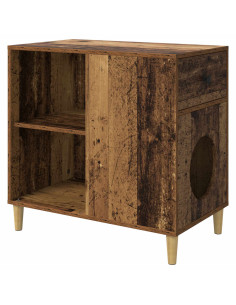 Casa per Gatti Legno vecchio 72 x 42.5 x 70 cm 2