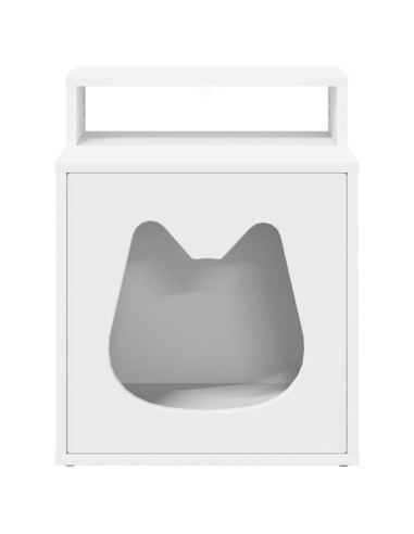 Casa per Gatti Bianco 42,5 x 40 x 53,5 cm Legno multistrato