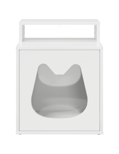 Casa per Gatti Bianco Lucido 42,5 x 40 x 53,5 cm