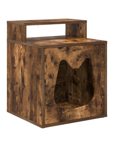 Casa per Gatti Rovere fumé 42,5 x 40 x 53,5 cm