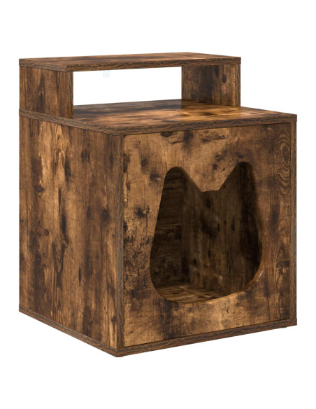 Casa per Gatti Rovere fumé 42,5 x 40 x 53,5 cm