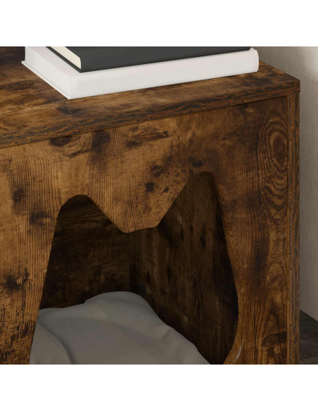 Casa per Gatti Rovere fumé 42,5 x 40 x 53,5 cm