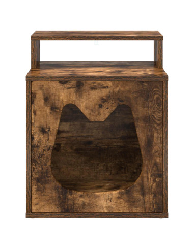 Casa per Gatti Rovere fumé 42,5 x 40 x 53,5 cm