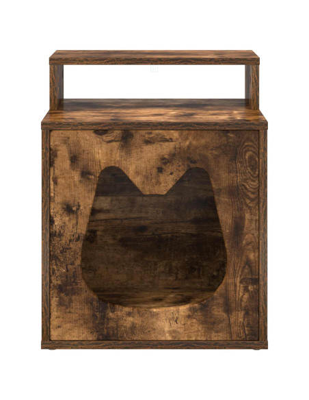 Casa per Gatti Rovere fumé 42,5 x 40 x 53,5 cm