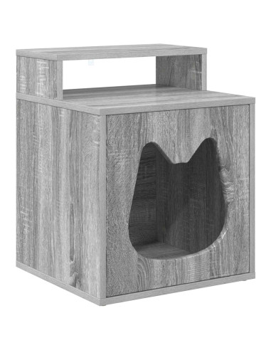 Casa per Gatti Grigio Sonoma 42,5 x 40 x 53,5 cm