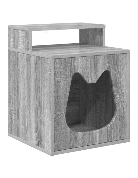 Casa per Gatti Grigio Sonoma 42,5 x 40 x 53,5 cm
