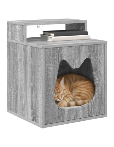 Casa per Gatti Grigio Sonoma 42,5 x 40 x 53,5 cm