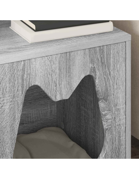 Casa per Gatti Grigio Sonoma 42,5 x 40 x 53,5 cm