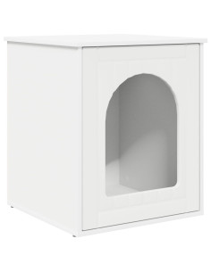 Casa per Gatti Bianco 53 x 52 x 62 cm Legno multistrato 2