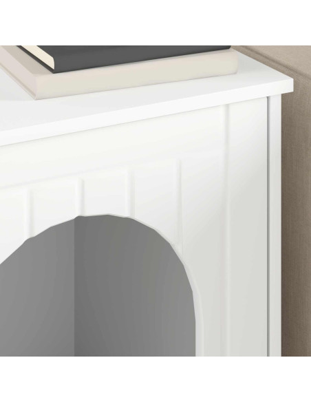 Casa per Gatti Bianco 53 x 52 x 62 cm Legno multistrato