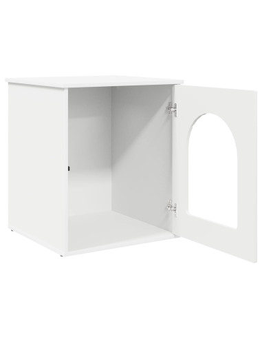 Casa per Gatti Bianco 53 x 52 x 62 cm Legno multistrato