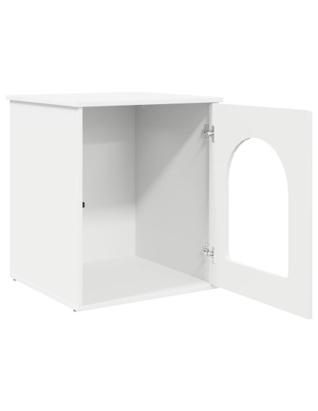 Casa per Gatti Bianco 53 x 52 x 62 cm Legno multistrato