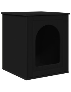 Casa per Gatti Nero 53 x 52 x 62 cm Legno multistrato 2