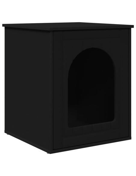 Casa per Gatti Nero 53 x 52 x 62 cm Legno multistrato
