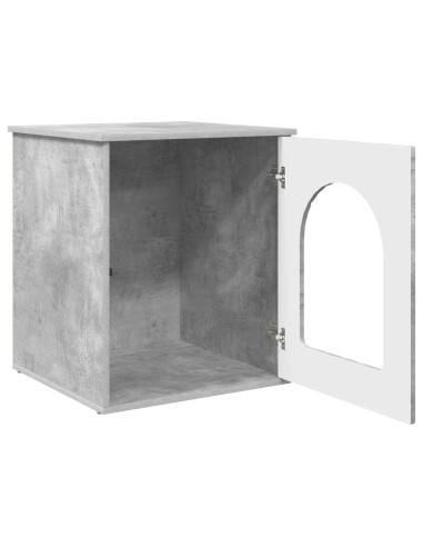 Casa per Gatti Calcestruzzo 53 x 52 x 62 cm Legno multistrato