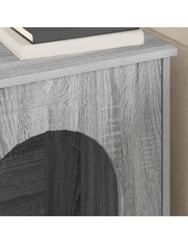 Casa per Gatti Grigio Sonoma 53 x 52 x 62 cm Legno multistrato