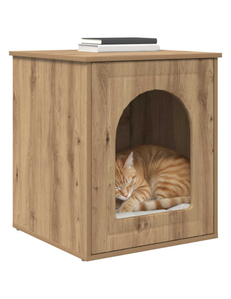 Casa per Gatti Rovere Artigianale 53 x 52 x 62 cm