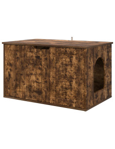 Casa per Gatti Rovere fumé 85 x 55 x 50,5 cm Legno multistrato 2