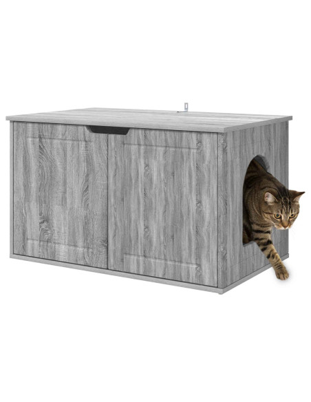 Casa per Gatti Grigio Sonoma 85 x 55 x 50,5 cm