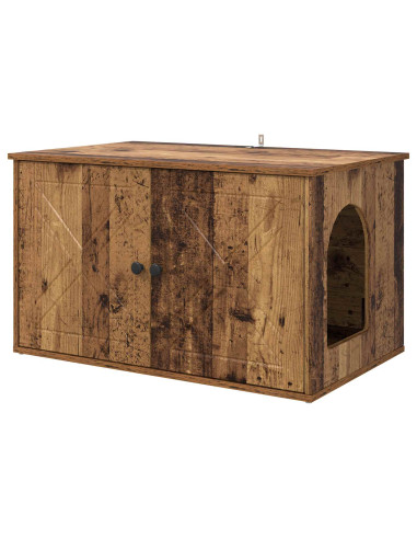 Casa per Gatti Legno vecchio 85 x 55 x 50 cm Legno multistrato
