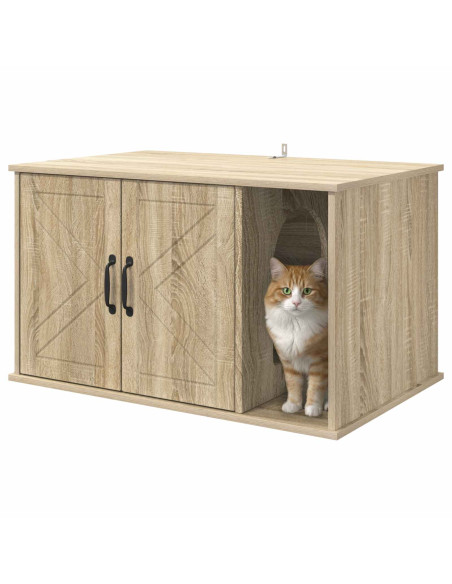 Casa per Gatti Sonoma 85 x 55 x 50 cm Legno multistrato