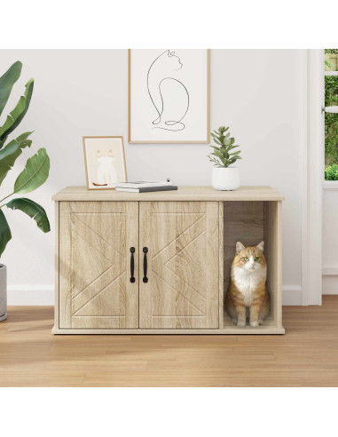 Casa per Gatti Sonoma 85 x 55 x 50 cm Legno multistrato